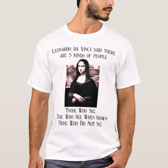 T-shirt Leonardo da Vinci a dit... (Devant)