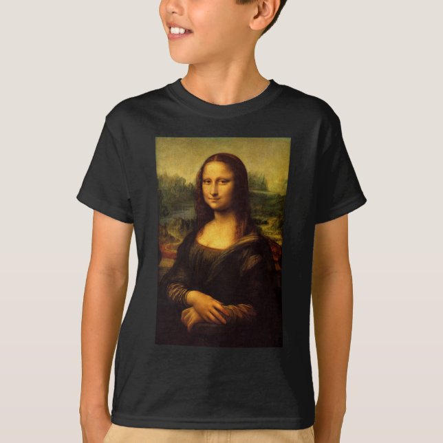 T-shirt Leonardo Da Vinci Mona Lisa (Devant)
