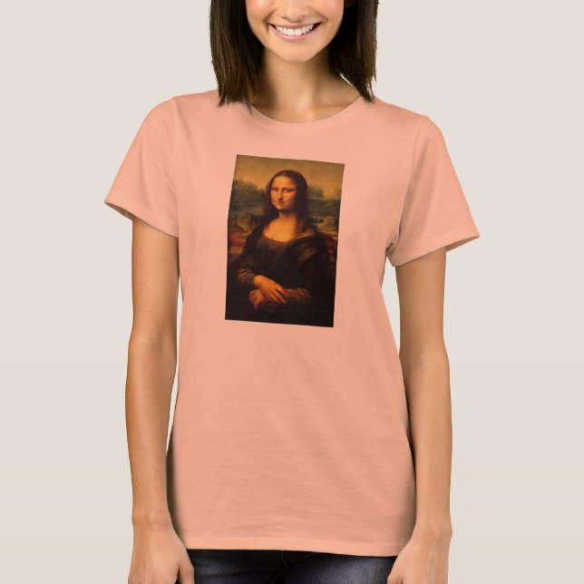 T-shirt Leonardo Da Vinci - Mona Lisa (Devant)