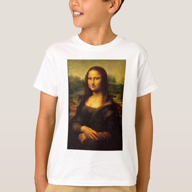 T-shirt Leonardo Da Vinci Mona Lisa (Devant)