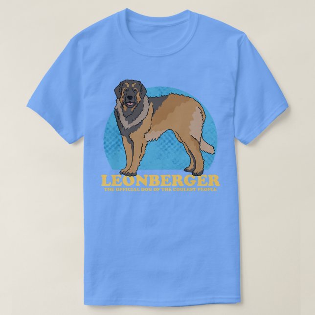 T-shirt Leonberger Chien Du Propriétaire Le Plus Coolle Du (Design devant)