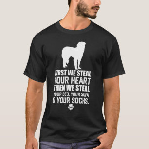 T-shirt Léonberger chien Voler votre coeur Voler votre lit