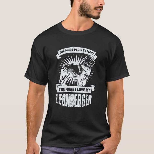 T-shirt Leonberger Dog (Devant)