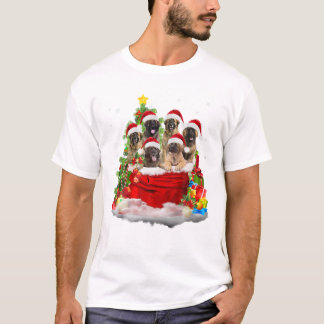 T-shirt Leonberger Noël Père Noël