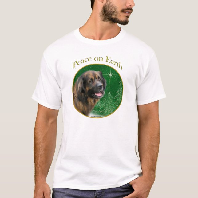 T-shirt Leonberger Peace (Devant)
