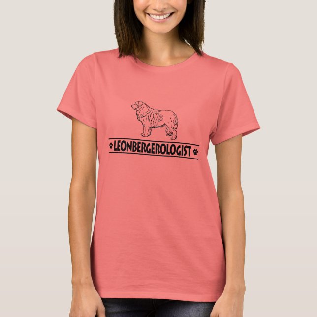 T-shirt Leonberger plein d'humour (Devant)