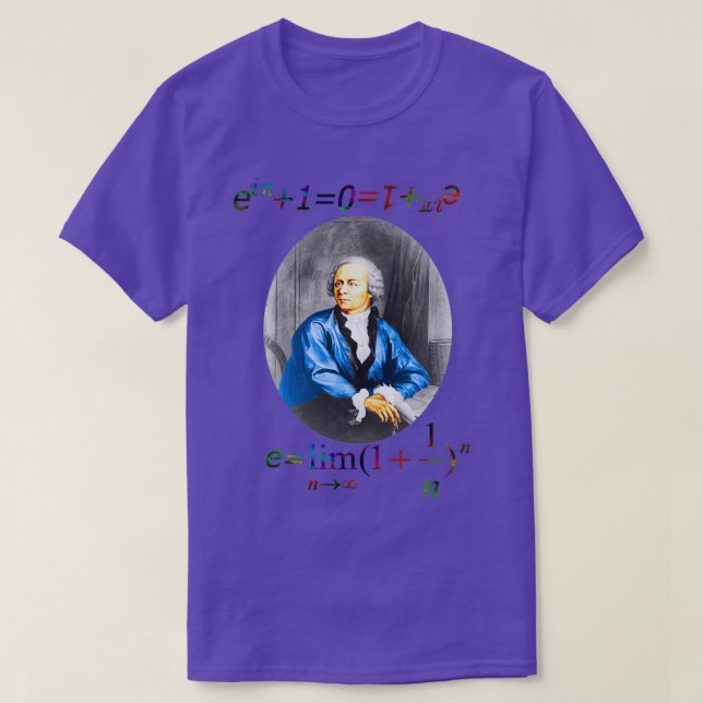 T-shirt Leonhard Euler  (Design devant)