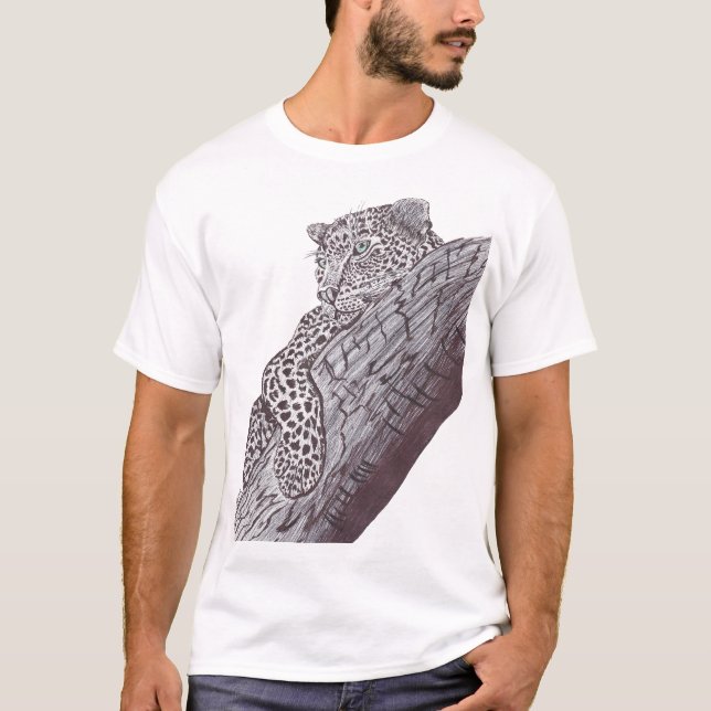 T-SHIRT LEOPARD (Devant)