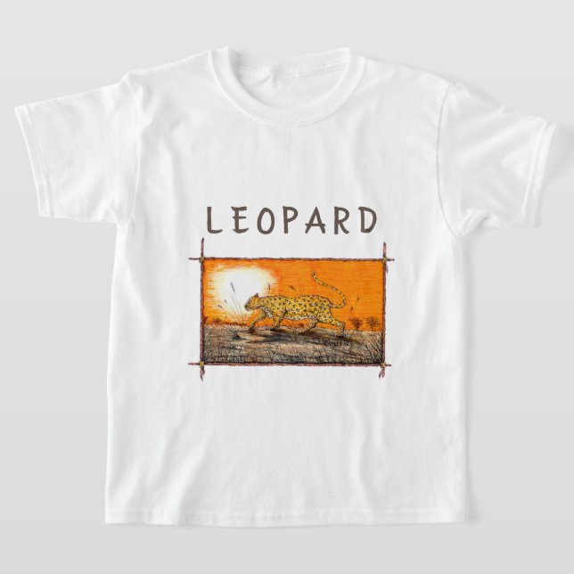 T-shirt Leopard africain (Poser)