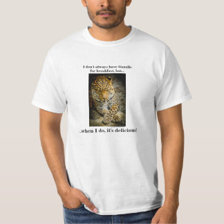 T-shirt Leopard amusant au repos