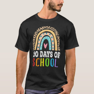 T-shirt Leopard Arc-En-Ciel 100 Jours De Professeur Scolai