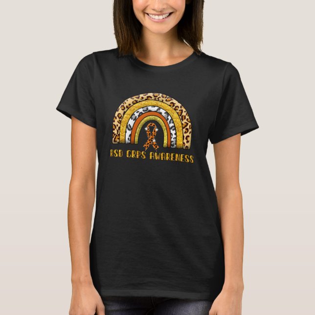 T-shirt Léopard Arc-en-ciel RSD (Devant)