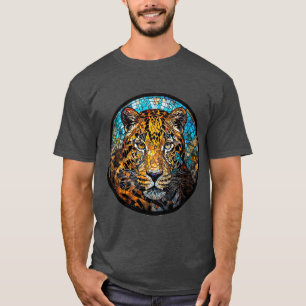 T-shirt Léopard aux tons chauds et froids
