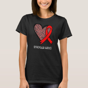 T-shirt Léopard Cardiologie Erythromelalgie Sensibilisatio