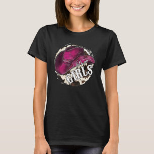 T-shirt Leopard Cowgirl Casquette Allons voir les filles P