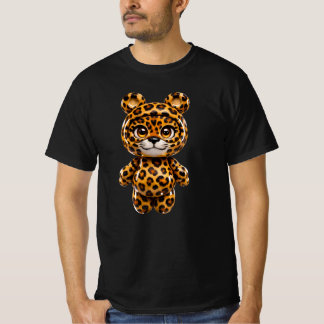 T-shirt Leopard Cute Kawaii Toy Animal Design