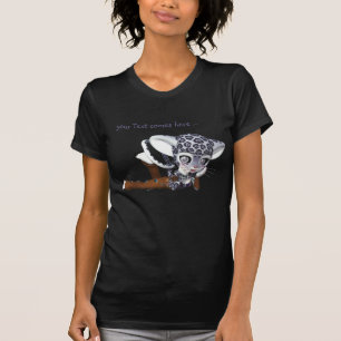 T-shirt Léopard de neige