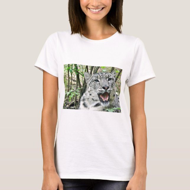T-shirt Léopard de neige 2 (Devant)