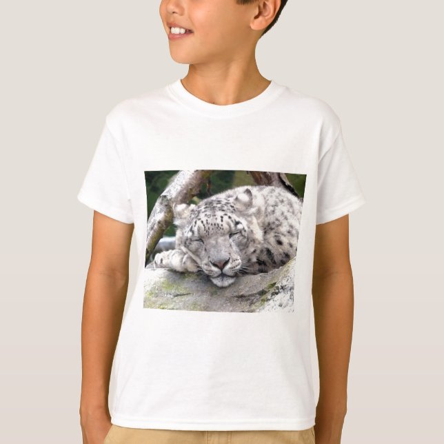 T-shirt Léopard de neige - beau ! (Devant)