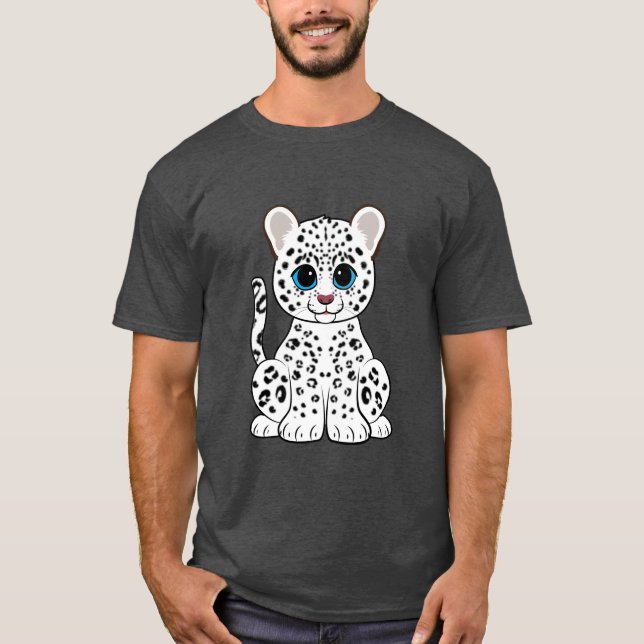 T-shirt Léopard de neige CUB (Devant)