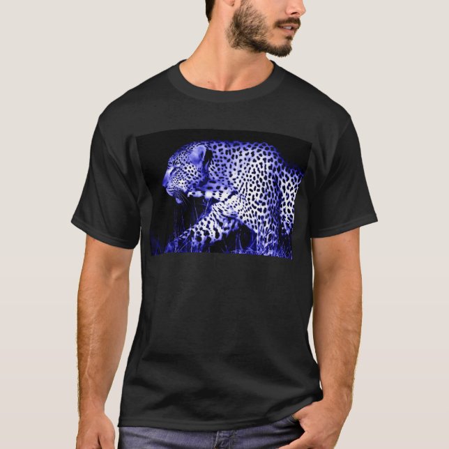 T-shirt Leopard de nuit (Devant)