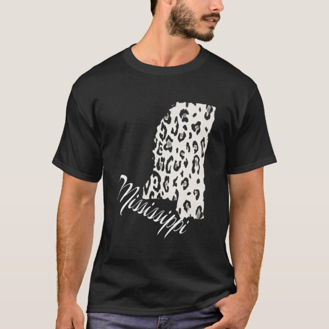 T-shirt Leopard des neiges Mississippi (Devant)