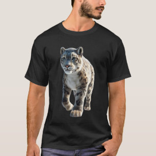 T-shirt Léopard des neiges panthère Grands félins panthère