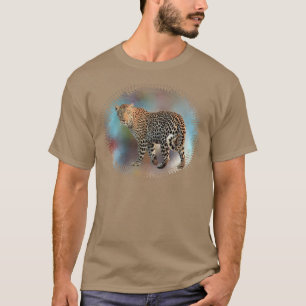 T-shirt Leopard Elegant moderne Modèle couleur de caillou