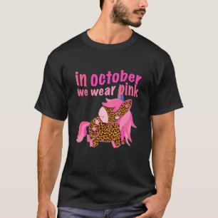 T-shirt Leopard en octobre Nous portons le papillon Unicor