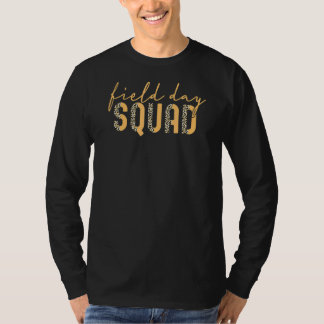 T-shirt Leopard Field Teacher Squad Étudiant Dernier Jour 
