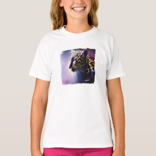 T-Shirt léopard foncé