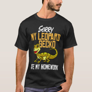 T-shirt Leopard Gecko Care Tank Lizard Reptile