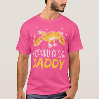 T-shirt Leopard Gecko Daddy Lizards Reptile Léopard