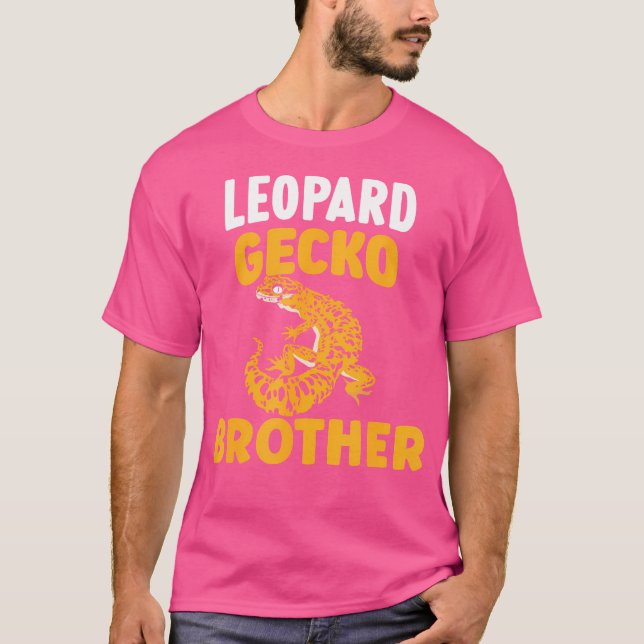T-shirt Leopard Gecko Frère Lizard Reptile Lizards Leopa (Devant)