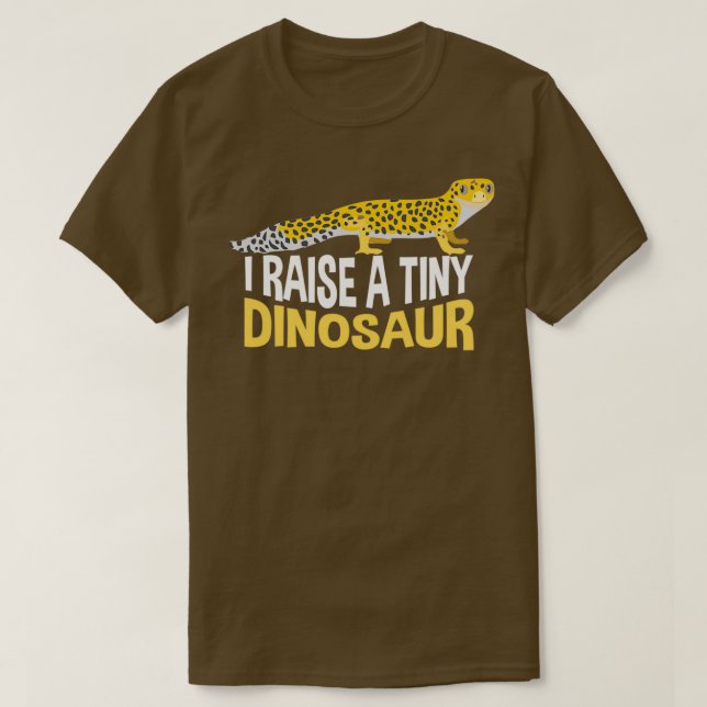 T-shirt Leopard Gecko Little Dinosaur Animaux de compagnie (Design devant)