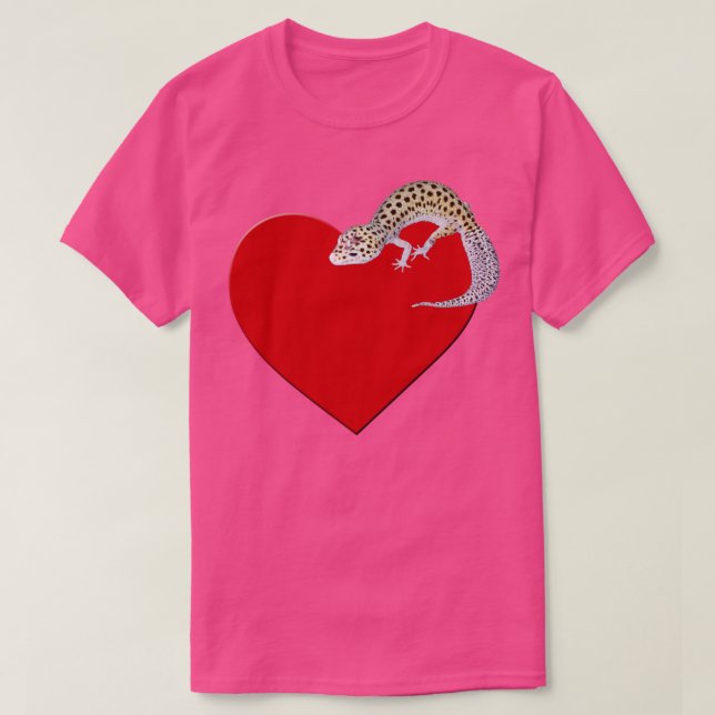 T-shirt Leopard Gecko Lover Leopard Gecko Love Cute Gecko (Design devant)