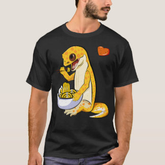 T-shirt Leopard Gecko Manger Ramen