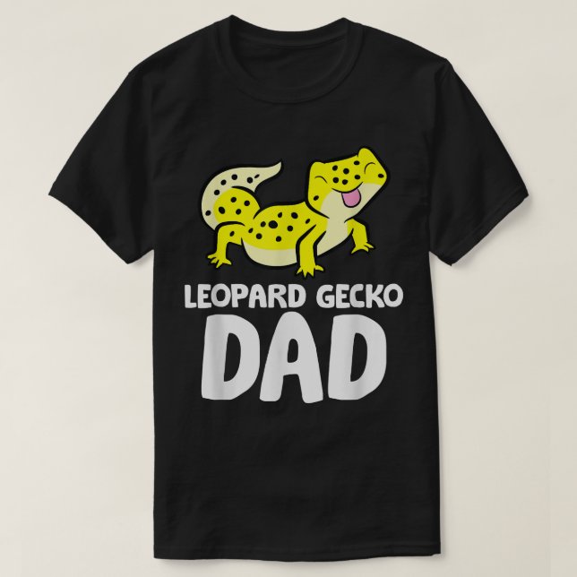 T-shirt Leopard Gecko Papa Lizard Reptile Père Leopard Ge (Design devant)