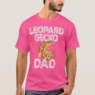 T-shirt Leopard Gecko Papa Lizard & Reptiles Léopard commu