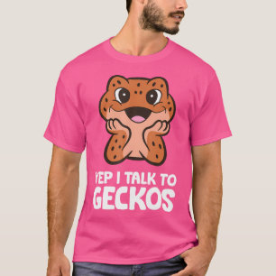 T-shirt Leopard Gecko Propriétaire Pet Reptiles Yep Je Par