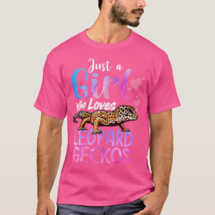 T-shirt Leopard Gecko s Pour Femmes Garçons Jeunes Filles