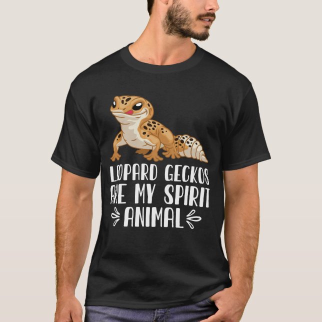 T-shirt Leopard Geckos Sont Mon Esprit Animal (Devant)