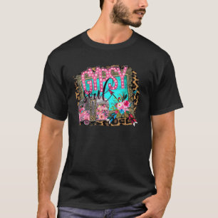 T-shirt Leopard Gypsy Bohemian Soul Rv Camping Boho Girl