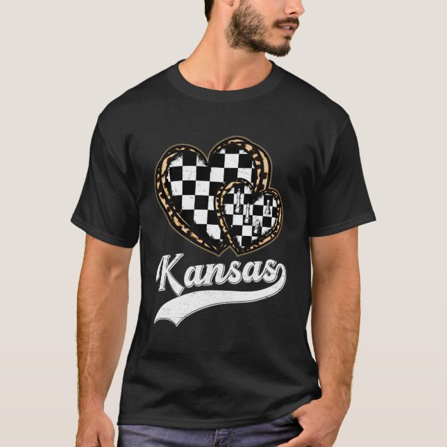 T-shirt Leopard He Kansas Chess (Devant)