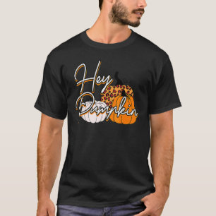 T-shirt Léopard Hé là citrouille Saison de vacances d'auto