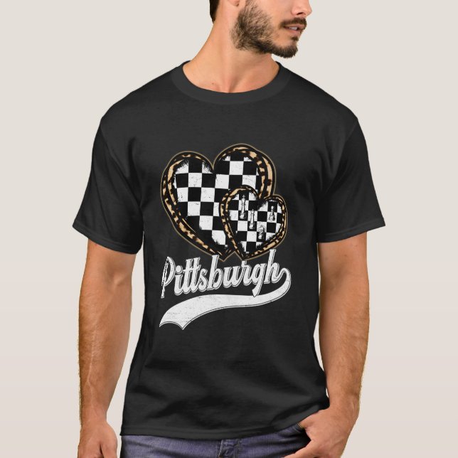 T-shirt Leopard He Pittsburgh Chess (Devant)
