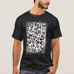 T-shirt Leopard Heart Graphic Cheetah Poster de animal