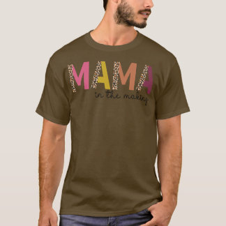 T-shirt Leopard Mama dans la préparation de la grossesse