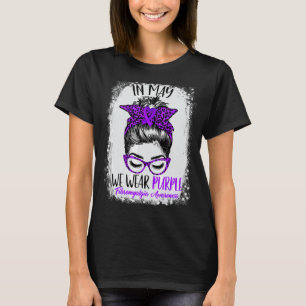 T-shirt Leopard Messy Bun Puissions-Nous Porter Une Fibrom