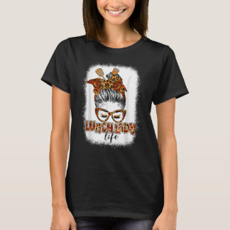 T-shirt Léopard Mesy Bun Déjeuner Lady Blessé Déjeuner Lad